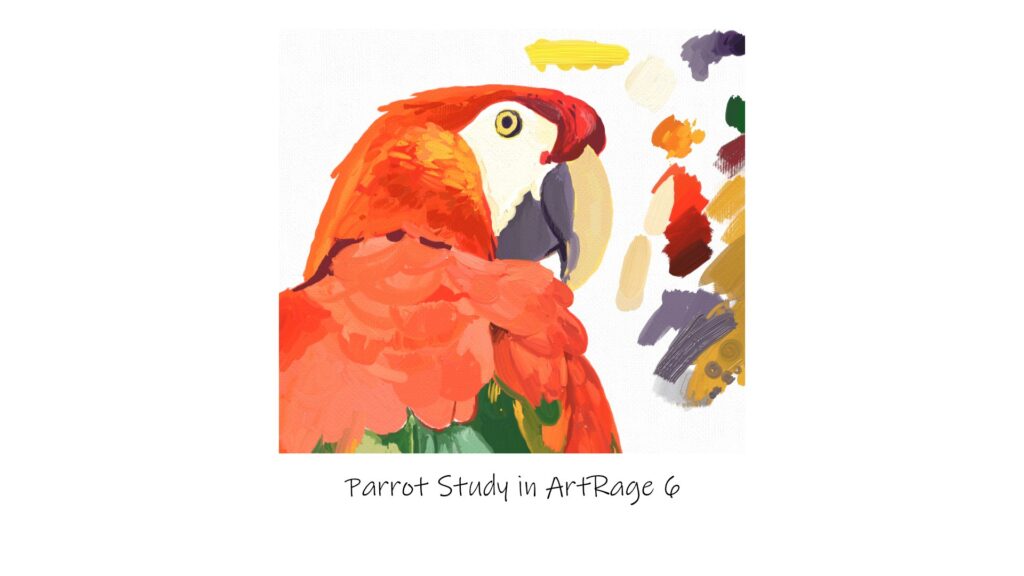 parrot study in ArtRage 6