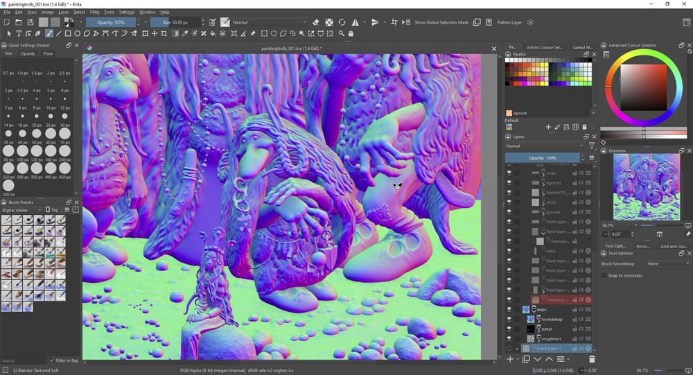 John Bauer in 3D: Princess and The Trolls - The Art Squirrel